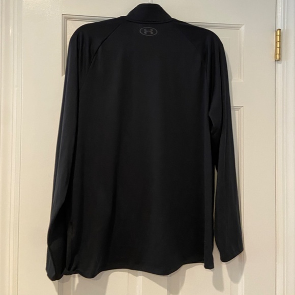 Men's Under Armour Tech Half-Zip Pullover -Large - HeatGear Loose Fit - Black - Picture 9 of 10